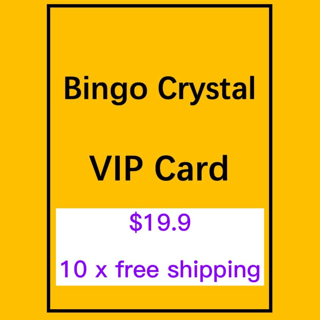 "Bingo Crystal"VIP Card