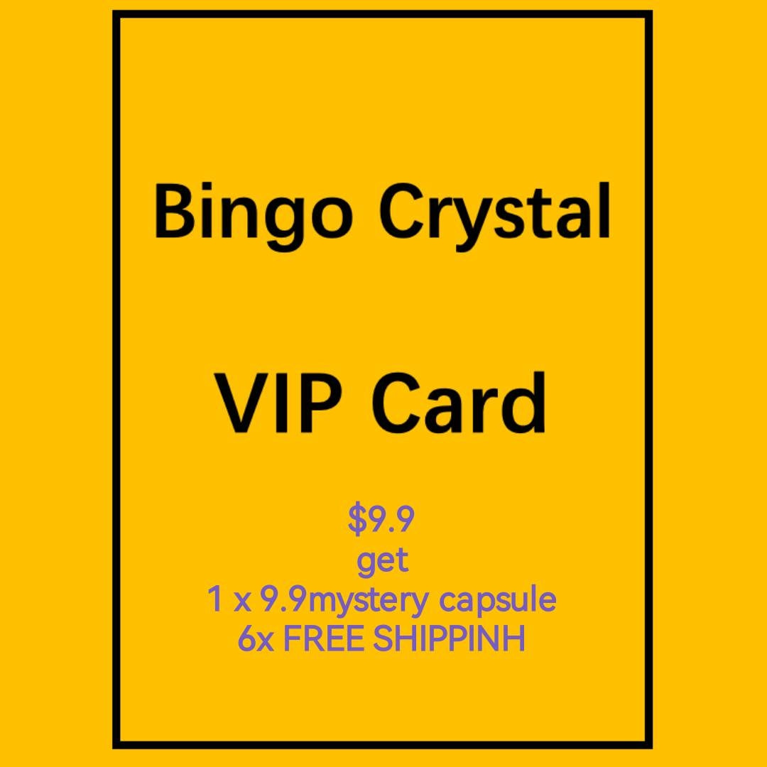 【Bingocrystal Mystery Capsule】 (for Beginners, game & joy & surprise)