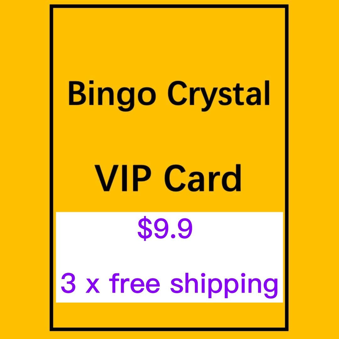 "Bingo Crystal"VIP Card