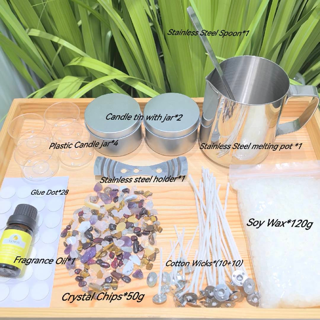 1 DIY Crystal Candle Making Kit