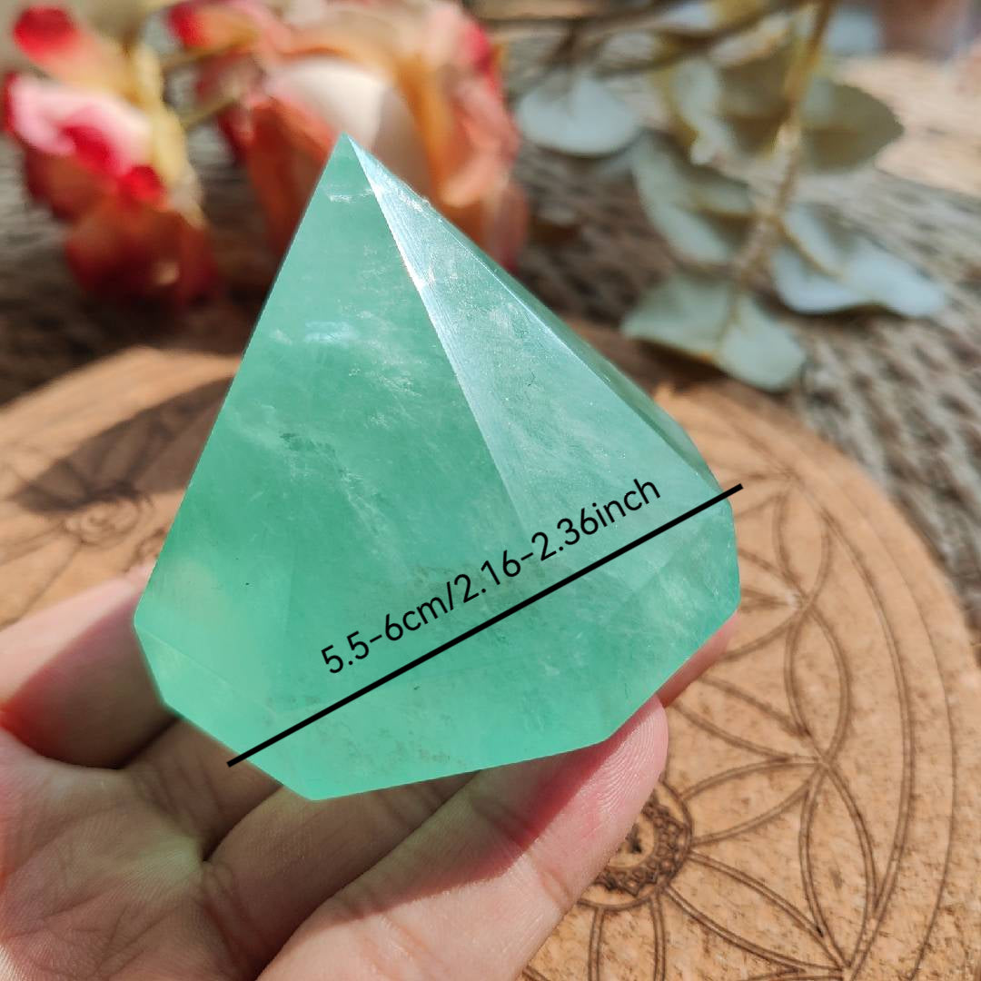 Green Fluorite Diamond Shape