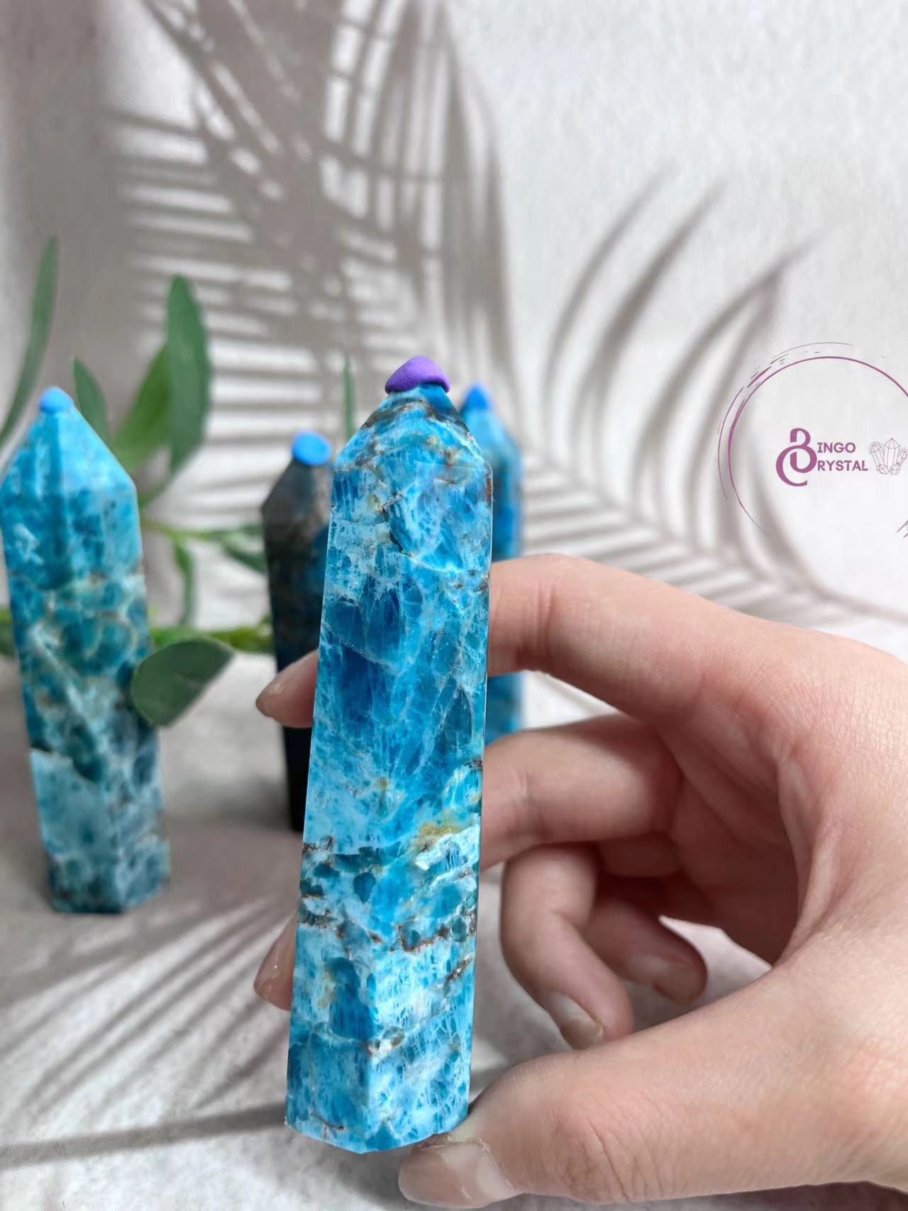 Blue Apatite Towers