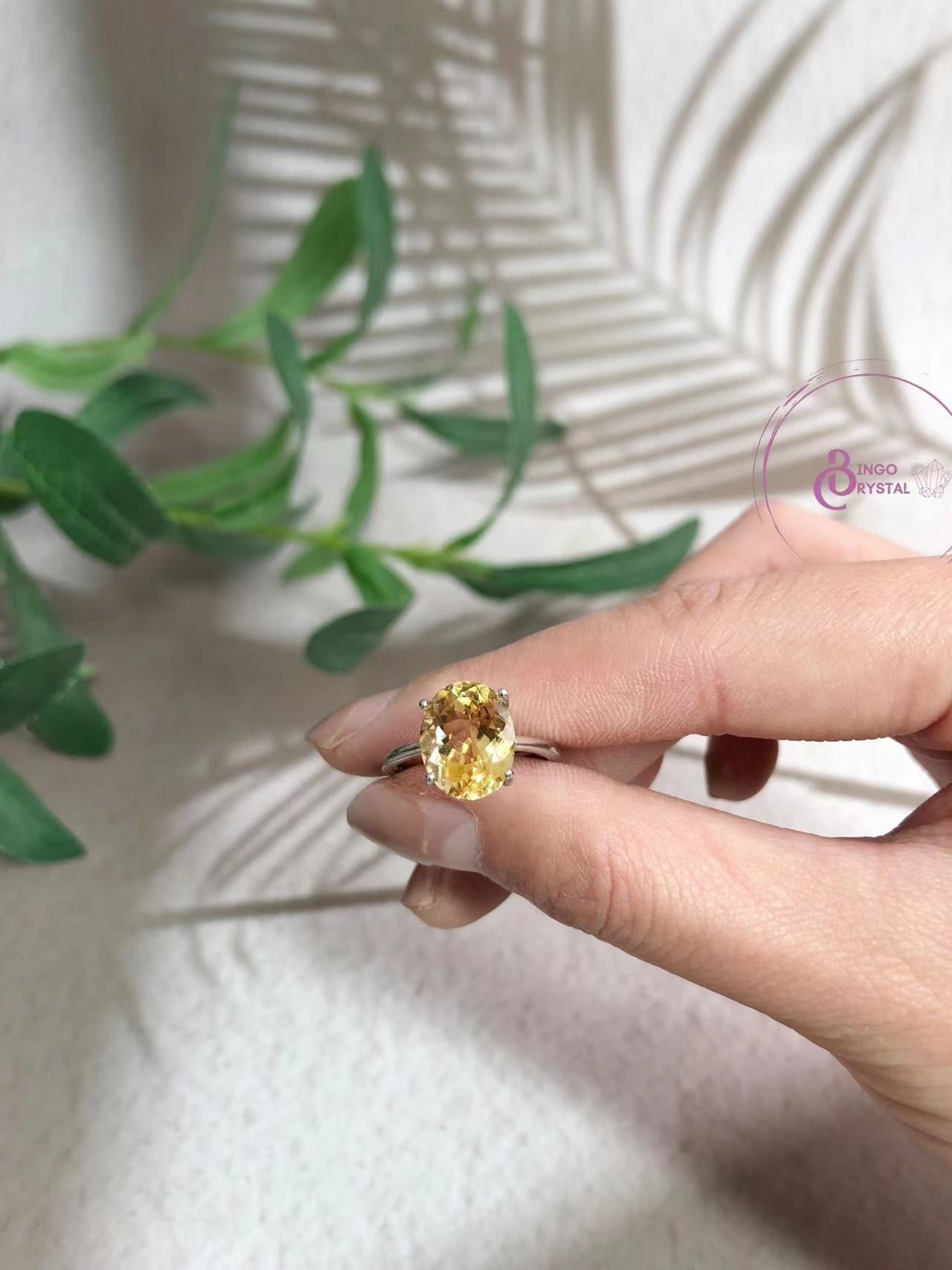 Citrine & Silver Rings