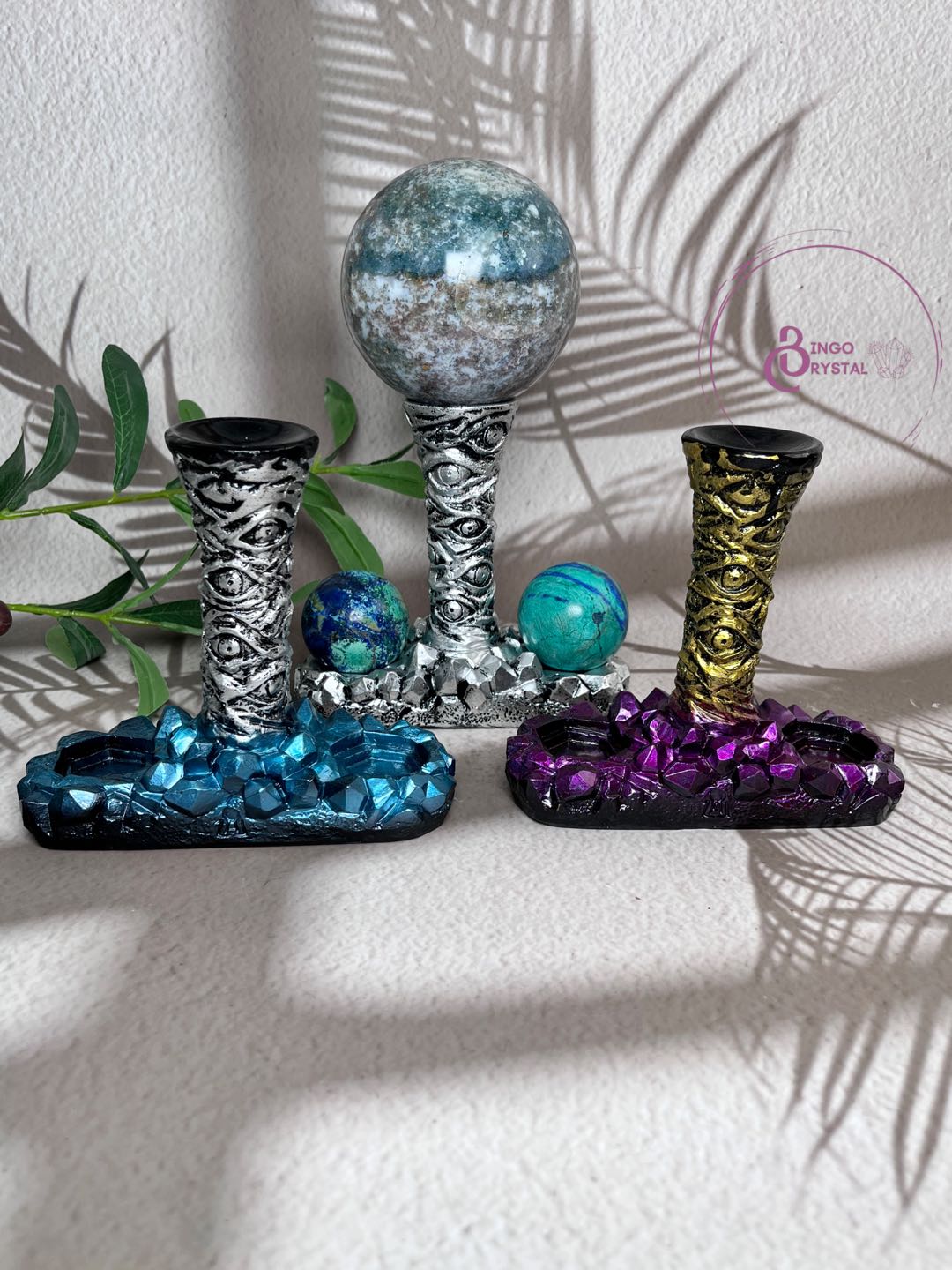 BingoCrystal Sphere & Holder Stands (many styles)