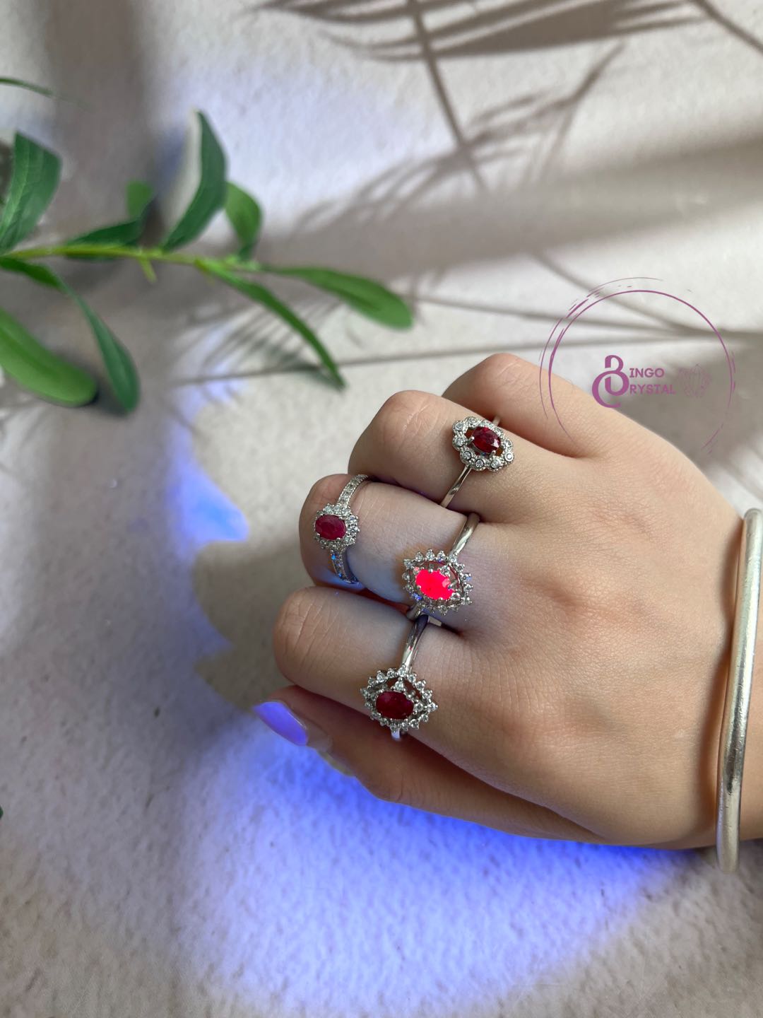 Ruby & Silver Ring