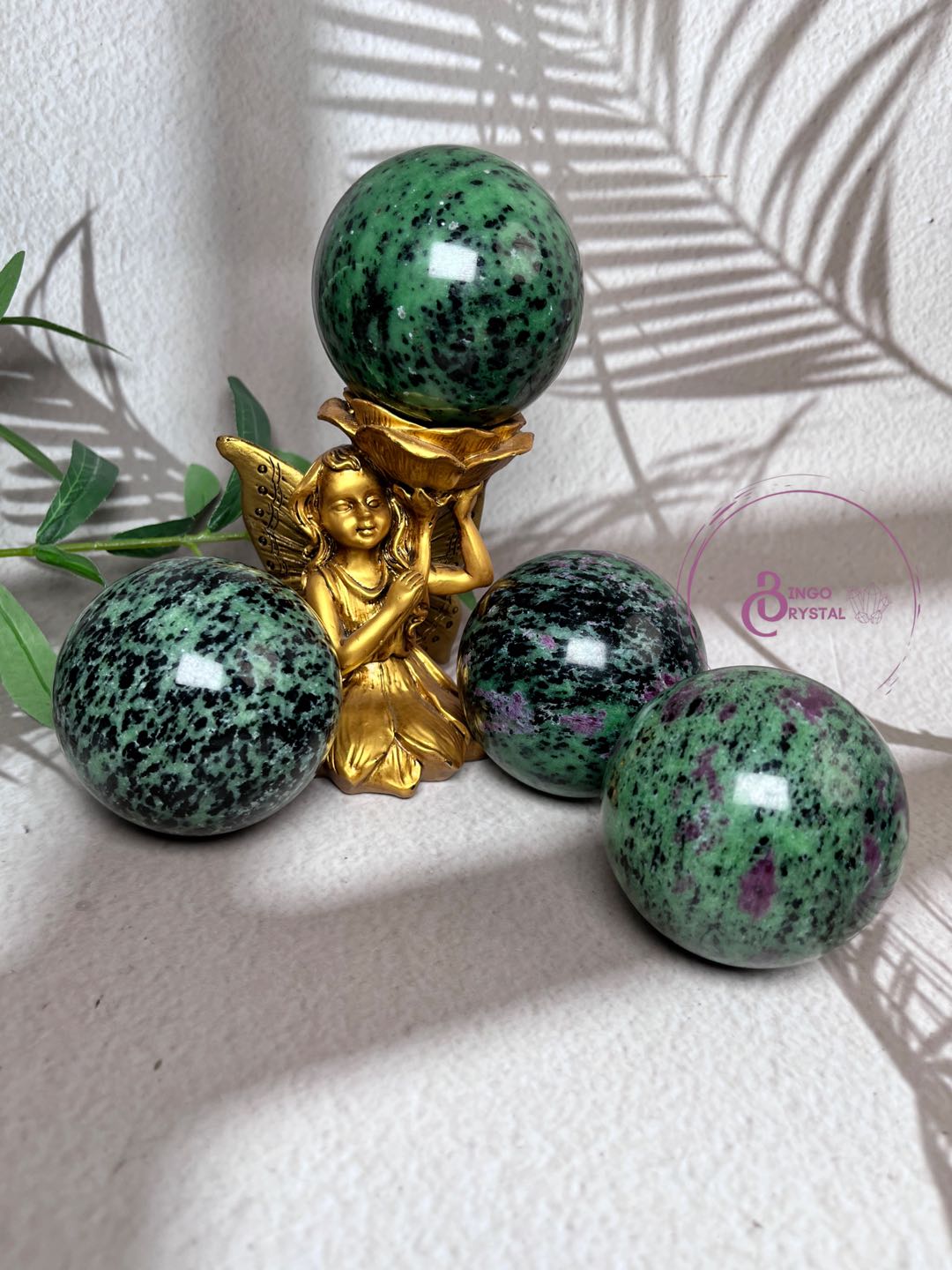 Ruby Zoisite Spheres 7-8cm